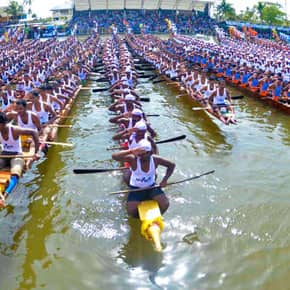 Boat races in Alleppey